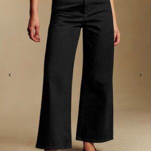 Sezane Le Crop Black Jeans